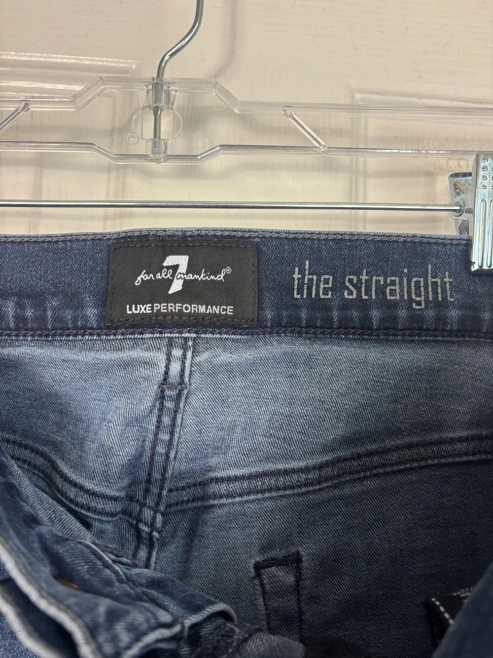 7 For All Mankind Men's The Straight Luxe Performance Jeans Size 33